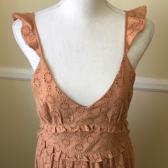 Roxy Eyelet Maxi Dress - Picture 4 of 8
